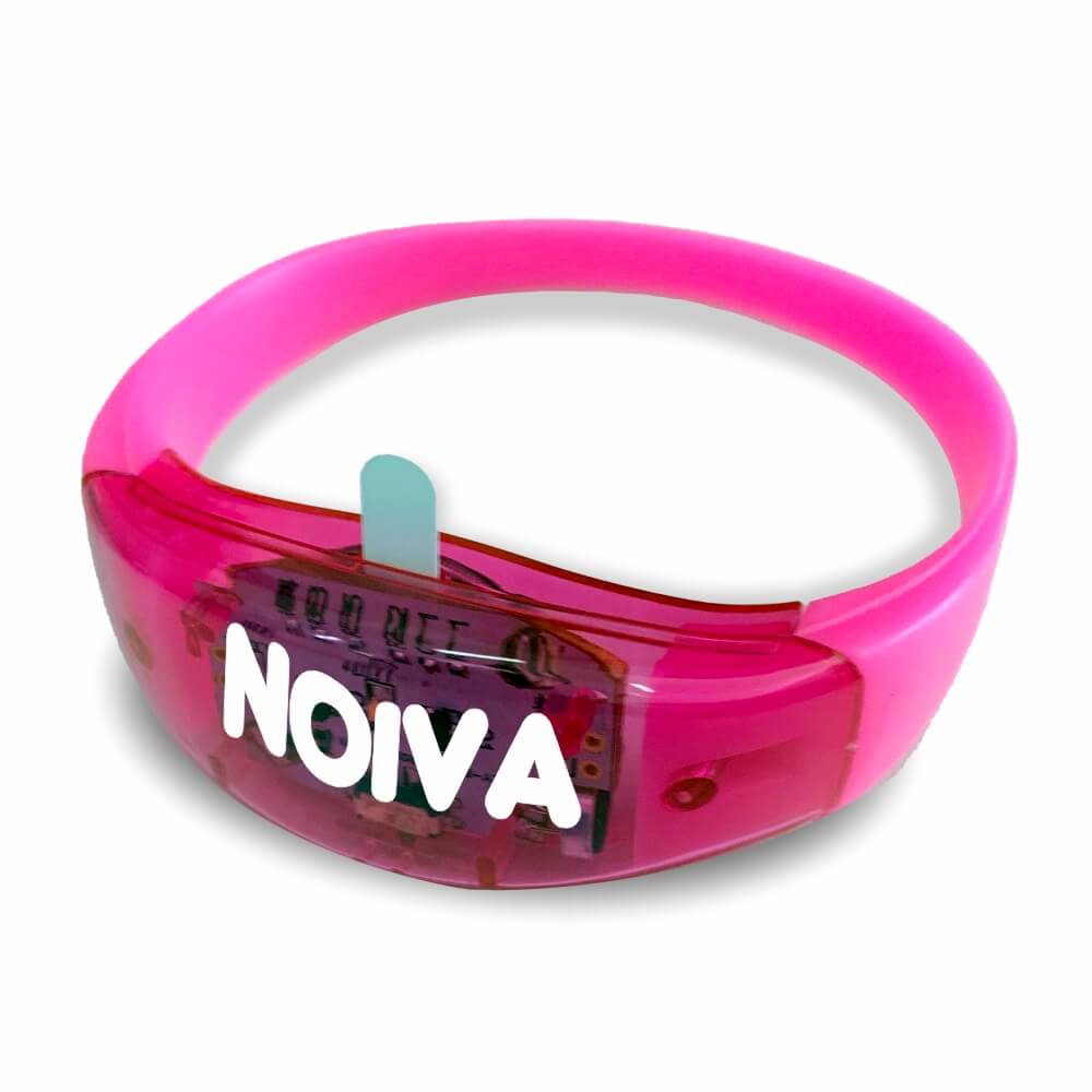 PULSEIRAS PULSEIRA DE LED ROSA
