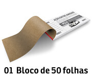 RIFA APERGAMINHADO  75G 155X75MM