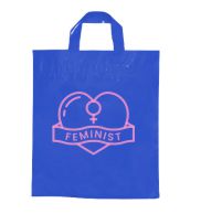 SACOLAS PLÁSTICAS ALÇA FITA 300X350MM AZUL