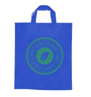 SACOLAS PLÁSTICAS ALÇA FITA 300X350MM AZUL