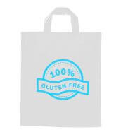 SACOLAS PLÁSTICAS ALÇA FITA 300X350MM BRANCA