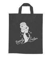 SACOLAS PLÁSTICAS ALÇA FITA 300X350MM PRETA