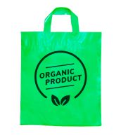 SACOLAS PLÁSTICAS ALÇA FITA 300X350MM VERDE