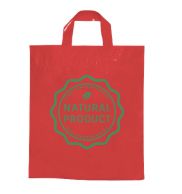SACOLAS PLÁSTICAS ALÇA FITA 300X350MM VERMELHA
