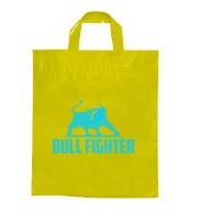 SACOLAS PLÁSTICAS ALÇA FITA 400X400MM AMARELA