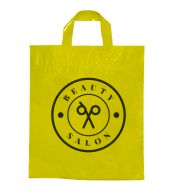 SACOLAS PLÁSTICAS ALÇA FITA 400X400MM AMARELA