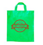 SACOLAS PLÁSTICAS ALÇA FITA 400X400MM VERDE