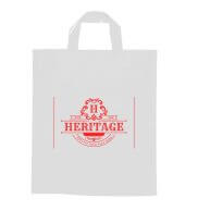 SACOLAS PLÁSTICAS ALÇA FITA 450X460MM BRANCA