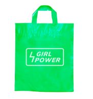 SACOLAS PLÁSTICAS ALÇA FITA 450X460MM VERDE