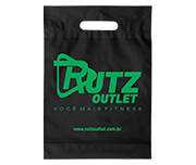 SACOLAS PLÁSTICAS BOCA VAZADA 200X300MM PRETA