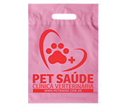 SACOLAS PLÁSTICAS BOCA VAZADA 200X300MM ROSA