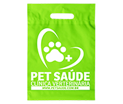 SACOLAS PLÁSTICAS BOCA VAZADA 200X300MM VERDE