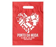 SACOLAS PLÁSTICAS BOCA VAZADA 200X300MM VERMELHA