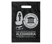 SACOLAS PLÁSTICAS BOCA VAZADA 250X350MM PRETA