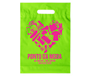 SACOLAS PLÁSTICAS BOCA VAZADA 250X350MM VERDE