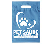 SACOLAS PLÁSTICAS BOCA VAZADA 400X500MM AZUL